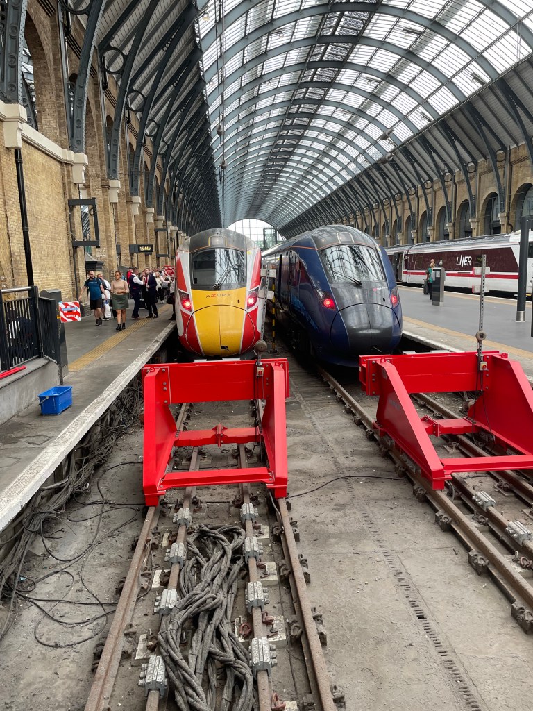 LNER Azuma and Hull Trains paragon at London Kings Cross