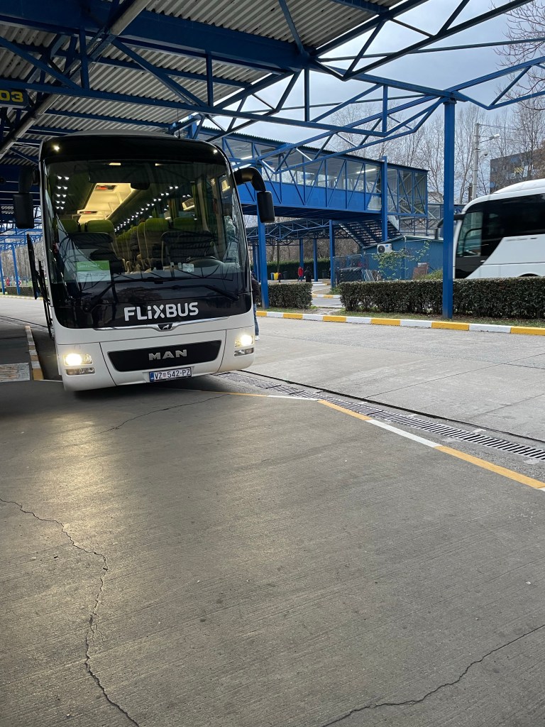 A picture of my bus before boarding