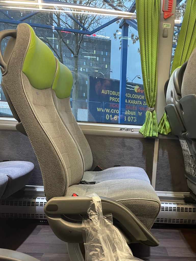 Picture of seats on Flixbus
